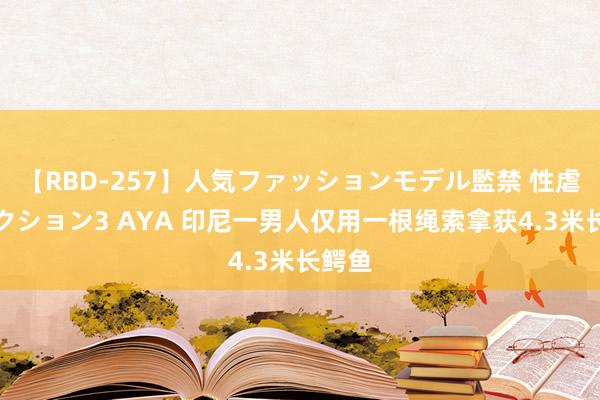 【RBD-257】人気ファッションモデル監禁 性虐コレクション3 AYA 印尼一男人仅用一根绳索拿获4.3米长鳄鱼