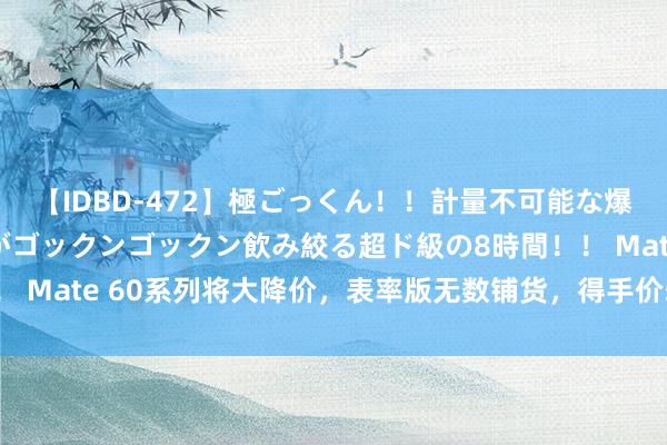 【IDBD-472】極ごっくん！！計量不可能な爆量ザーメンをS級女優がゴックンゴックン飲み絞る超ド級の8時間！！ Mate 60系列将大降价，表率版无数铺货，<a href=