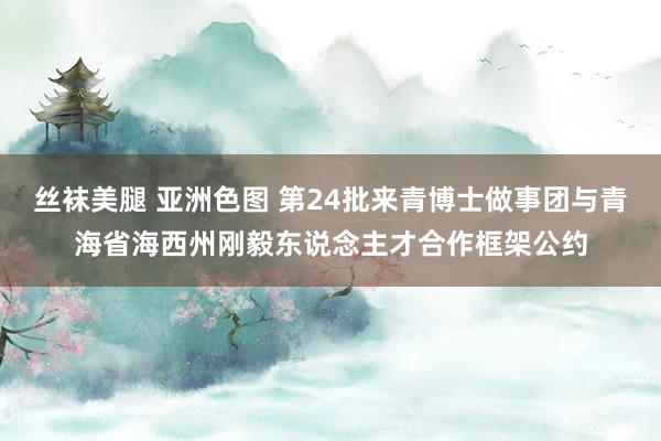 丝袜美腿 亚洲色图 第24批来青博士做事团与青海省海西州刚毅东说念主才合作框架公约