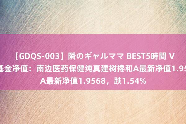 【GDQS-003】隣のギャルママ BEST5時間 Vol.2 8月20日基金净值：南边医药保健纯真建树搀和A最新净值1.9568，跌1.54%