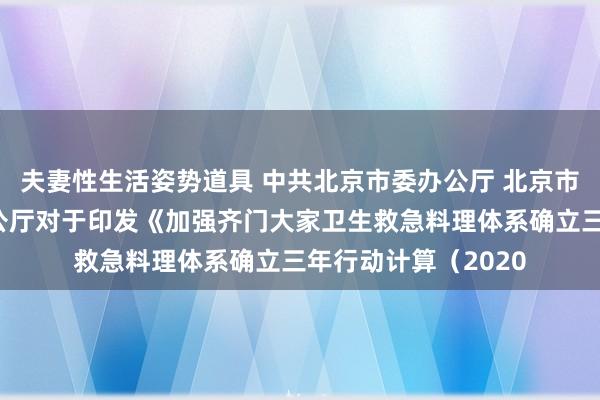 夫妻性生活姿势道具 中共北京市委办公厅 北京市东说念主民政府办公厅对于印发《加强齐门大家卫生救急料理体系确立三年行动计算（2020